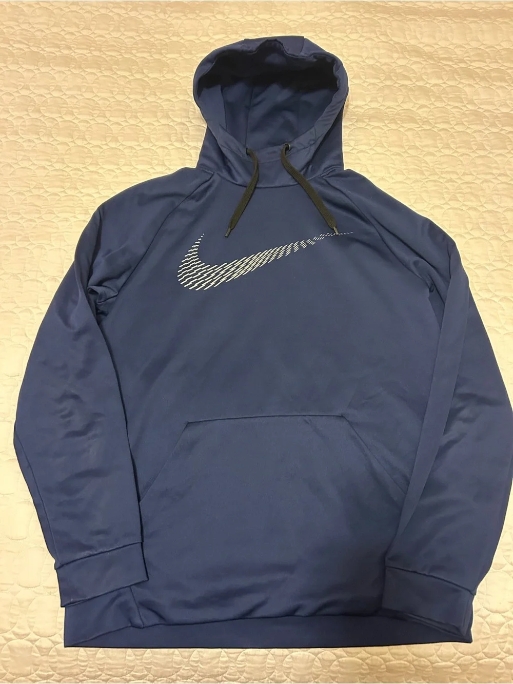 Nike Navy Blue Dri-FIT Pullover Hoodie